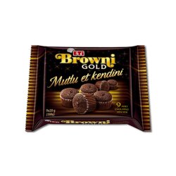 Eti Browni Gold Kakao Soslu Çikolatalı 9'lu 180 G - Eti