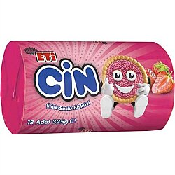 Eti Cin Çilek Soslu Bisküvi 325 g - Eti