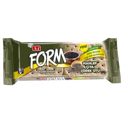 Eti Form Mahlep, Çiya ve Çörekotlu Kepekli Bisküvi 40 G - 1