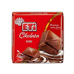 Eti Sütlü Çikolata 60 Gr - Eti