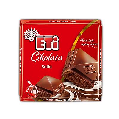 Eti Sütlü Çikolata 60 Gr - 1